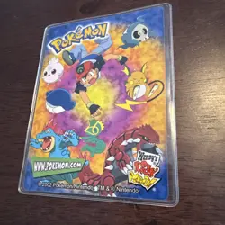 ORIGINAL POKEMON CARD 12/15 MUDKIP VITAL STATS NINTENDO/ WENDYS 2002 mfg sealed - Image 2