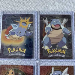 1999 TOPPS POKEMON CARD LOT OF 6 TV ANIMATION EDITION SERIES HOLOFOIL - Image 2
