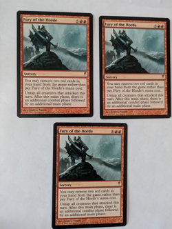 3 Fury of the Horde Coldsnap MTG NM Free shipping with tracking - Image 1