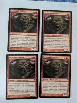 4 Karplusan Minotaur Coldsnap MTG NM Free shipping with tracking - Image 1