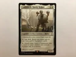 MTG Universes Beyond Fallout CODSWORTH, HANDY HELPER NM (BIN) Graded Power - Image 1