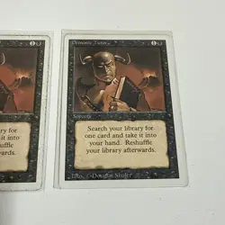 MTG Demonic Tutor Revised Edition x2 Magic The Gathering Cards - Image 3
