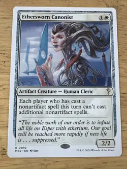 Ethersworn Canonist (White Border) Mystery Booster 2 Regular 0010 MtG - Image 1