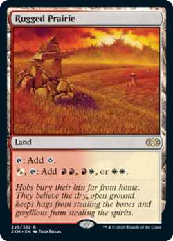 1x Rugged Prairie NM-Mint, English Double Masters MTG Magic - Image 1