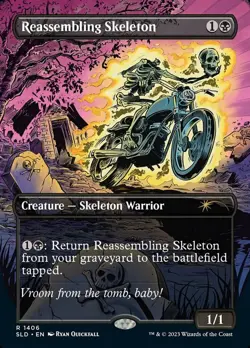 1x Reassembling Skeleton - Foil NM-Mint, English Secret Lair MTG Magic - Image 1