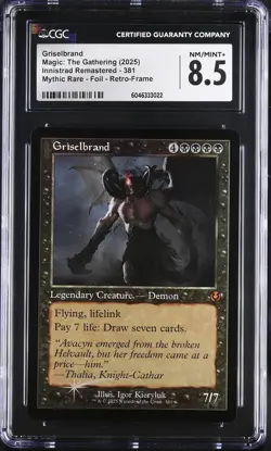 GRISELBRAND Innistrad Remastered Retro Frame Foil Mythic CGC 8.5 MTG EDH [NOS] - Image 1