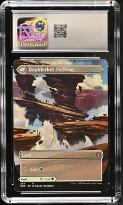 BRANCHLOFT PATHWAY Zendikar Rising Borderless Rare CGC 10 MTG [Nostalgium] - Image 2