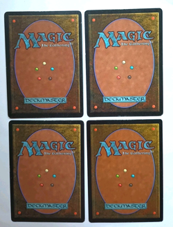 Magic the Gathering MTG Urza's Saga SLIPPERY KARST X 4 ( 2 LP/EX & 2 MP) C 1998 - Image 2