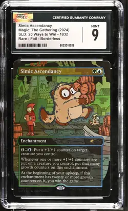 SIMIC ASCENDANCY Secret Lair Foil Rare CGC 9 MTG [Nostalgium] - Image 1
