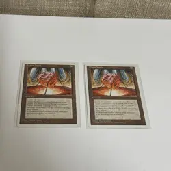 Lot of 2 Mana Vault 4th Edition MTG Magic the Gathering 1995 - Image 1