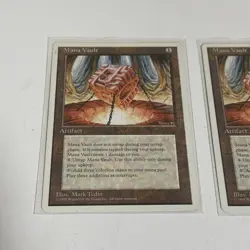 Lot of 2 Mana Vault 4th Edition MTG Magic the Gathering 1995 - Image 2