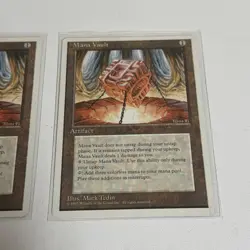 Lot of 2 Mana Vault 4th Edition MTG Magic the Gathering 1995 - Image 3