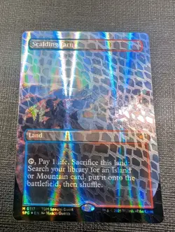 Scalding Tarn (Borderless) (Dragonscale Foil) Special Guests Foil - Image 1