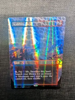 Scalding Tarn (Borderless) (Dragonscale Foil) Special Guests Foil - Image 2