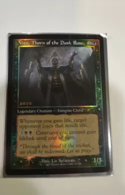 MTG Vito Thorn of the Dusk Rose MTG 30th Anniversary Play Promos 28/30 Foil Rare - Image 1