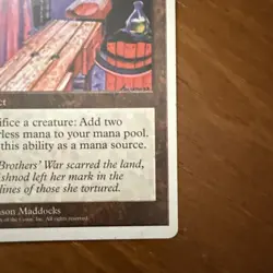 MTG - Ashnod's Altar - 5th Edition - Regular Fifth Ed Artifact - EX - Image 4