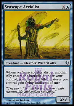 Seascape Aerialist 1x FOIL ZEN MTG Zendikar Uncommon MINT blue - Image 1