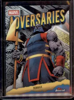 2026 Topps Finest Fantastic Four Adversaries Terrax Marvel #AD-17 - Image 1