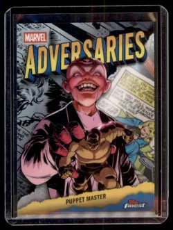 2026 Topps Finest Fantastic Four Adversaries Puppet Master Marvel #AD-14 - Image 1