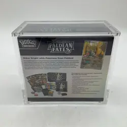 POKEMON CENTER Paldean Fates PC Elite Trainer Box SEALED w/Acrylic - Image 2