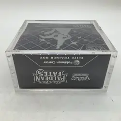 POKEMON CENTER Paldean Fates PC Elite Trainer Box SEALED w/Acrylic - Image 5