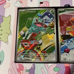 Bulbasaur Charmander Squirtle Gen 1 First Partner Full Art Set Pokemon TCG - Image 2