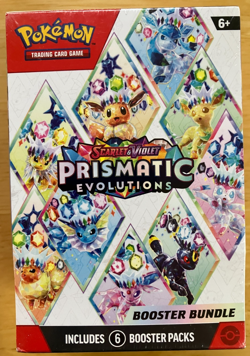 Pokemon Scarlet & Violet Prismatic Evolutions Booster Bundle 6 Packs New Sealed - Image 1