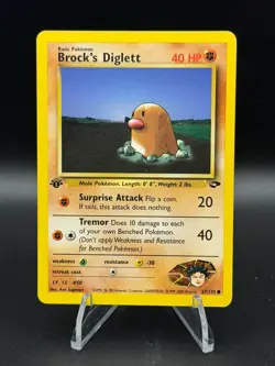 Brock's Diglett 67/132 Gym Challenge Regular - LP - Pokemon TCG - SKUA118 - Image 1