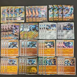 60*Lot Pokemon TCG S-Chinese RRR/RR/R VSTAR/GX/V/ex Lucario Holo #23 KB72 - Image 1