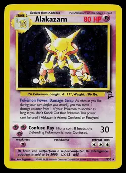 Pokemon Card - Alakazam Base Set Unlimited 1/102 Holo Holo Rare - Image 1