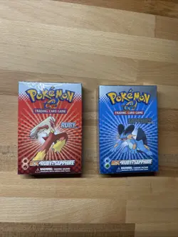 2x Pokemon Theme Deck – EX Ruby & Sapphire (English, 2003, Sealed, Rare) - Image 1