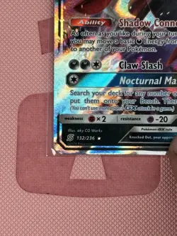Pokemon TCG Weavile GX 132/236 SM-Unified Minds Ultra Rare Holo EN 2019 - Image 5