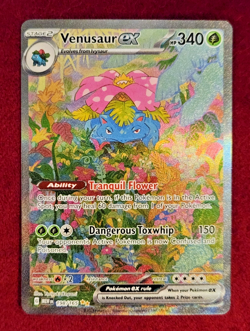 Venusaur EX 198/165 SIR Scarlet & Violet 151 Near Mint Pokemon Card - Image 1