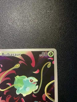 Bulbasaur 133/132 Me01: Mega Evolution Holo Illustration Rare Pokemon TCG - Image 3
