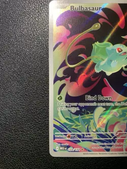 Bulbasaur 133/132 Me01: Mega Evolution Holo Illustration Rare Pokemon TCG - Image 4