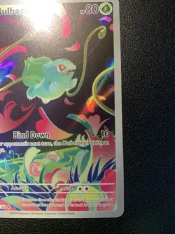 Bulbasaur 133/132 Me01: Mega Evolution Holo Illustration Rare Pokemon TCG - Image 5