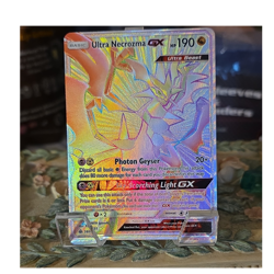 Pokemon TCG Ultra Necrozma GX Secret Rare Holo Basic HP190 140/131 2018 NM - Image 1