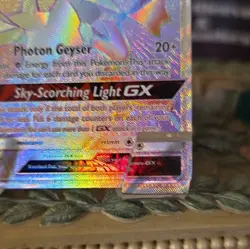 Pokemon TCG Ultra Necrozma GX Secret Rare Holo Basic HP190 140/131 2018 NM - Image 4
