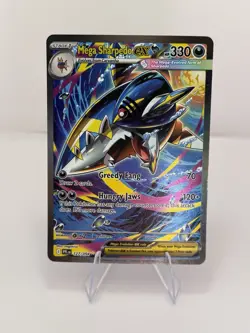 Mega Sharpedo ex 127/094 Special Illustration Rare Phantasmal Flames NM - Image 1