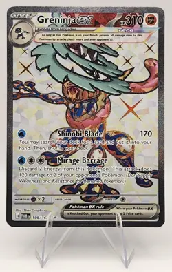 Pokemon Greninja ex SV06 Twilight Masquerade Ultra Rare Tera Holo 198/167 310 HP - Image 1