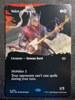Voice of Victory - Borderless - Tarkir: Dragonstorm (MTG) - Image 1