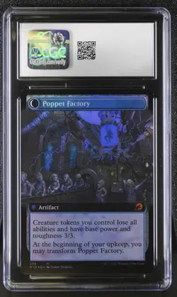 POPPET STITCHER Innistrad: Midnight Hunt Extended Art Foil Mythic CGC 8.5 MTG - Image 2