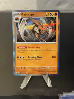 Kabutops 141/165 • Holo Rare • Scarlet & Violet 151 Pokemon TCG • NM/MT - Image 1