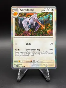 Aerodactyl 142/165 - Scarlet & Violet 151 Holo Rare Pokemon TCG NM - Image 1