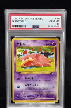 Slowpoke #79 Japanese Neo Genesis 2000 Pokemon PSA 10 🔮 - Image 1