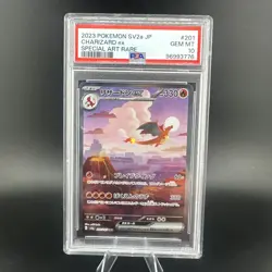 Pokemon 151 Japanese Charizard #201 Special Art Rare PSA 10 GEM MINT SV2a - Image 1