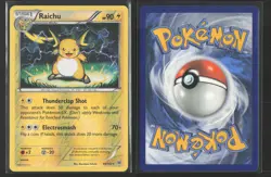 Raichu 49/162 Rare BREAKthrough Pokemon Reverse Holo Near Mint - Image 3