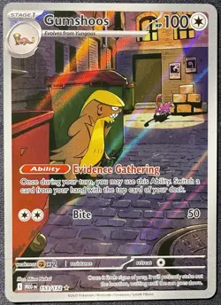Pokemon TCG Gumshoos 153/132 Mega Evolution Base Set Illustration Rare - Image 1