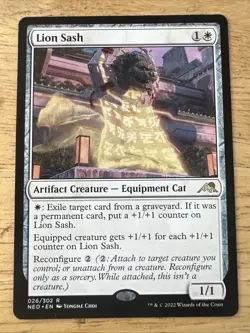 1x LION SASH - Kamigawa - MTG - Magic the Gathering - NM - Image 1
