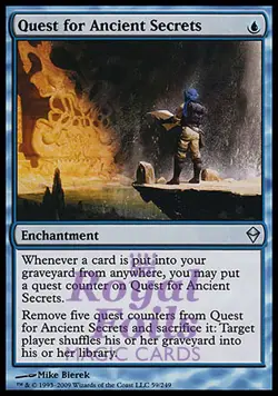 Quest for the Holy Relic 1x FOIL ZEN MTG Zendikar Uncommon MINT white - Image 1